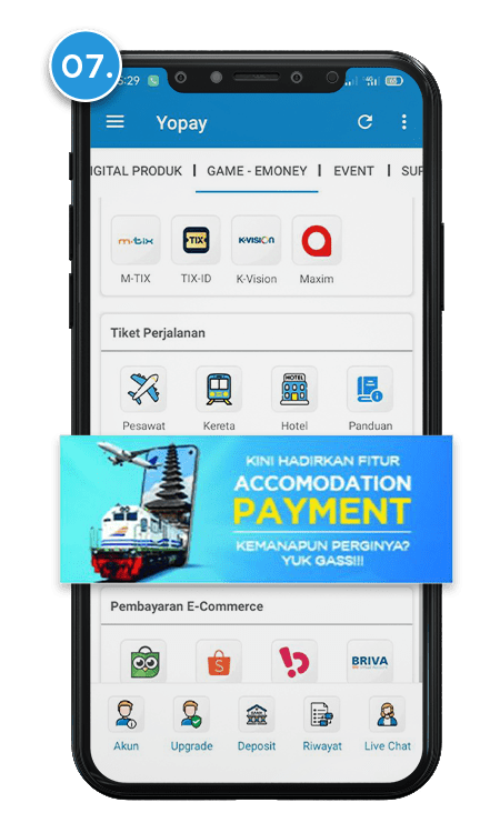 Pemesanan tiket pesawat